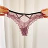 Low Waist Lace Panties Thong Mesh Lace Briefs Sweet Underwear for Women  Lady