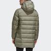 adidas Outdoor Warm Hooded Mid-Length Down Jacket Women Jacket Teal GE9982