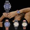 Luxury Watch for Man Fashion Date Week Stainless Steel Men Watch Casual Quartz Men's Watches Male Clock Gift