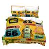 Home Textile Route66 Quilt Cover 3D Digital Printing Three-Piece Set