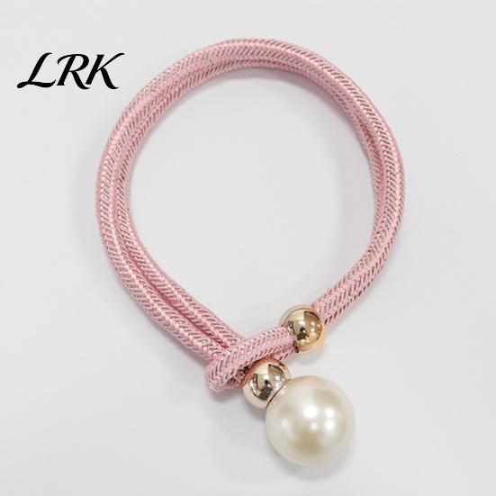 Faux Pearl Curtain Tieback 1Pc Tieback, Woven Rope Adjustable Holder, Stylish Windproof Ties Bead End Draperies Holder for Living Room Bedroom