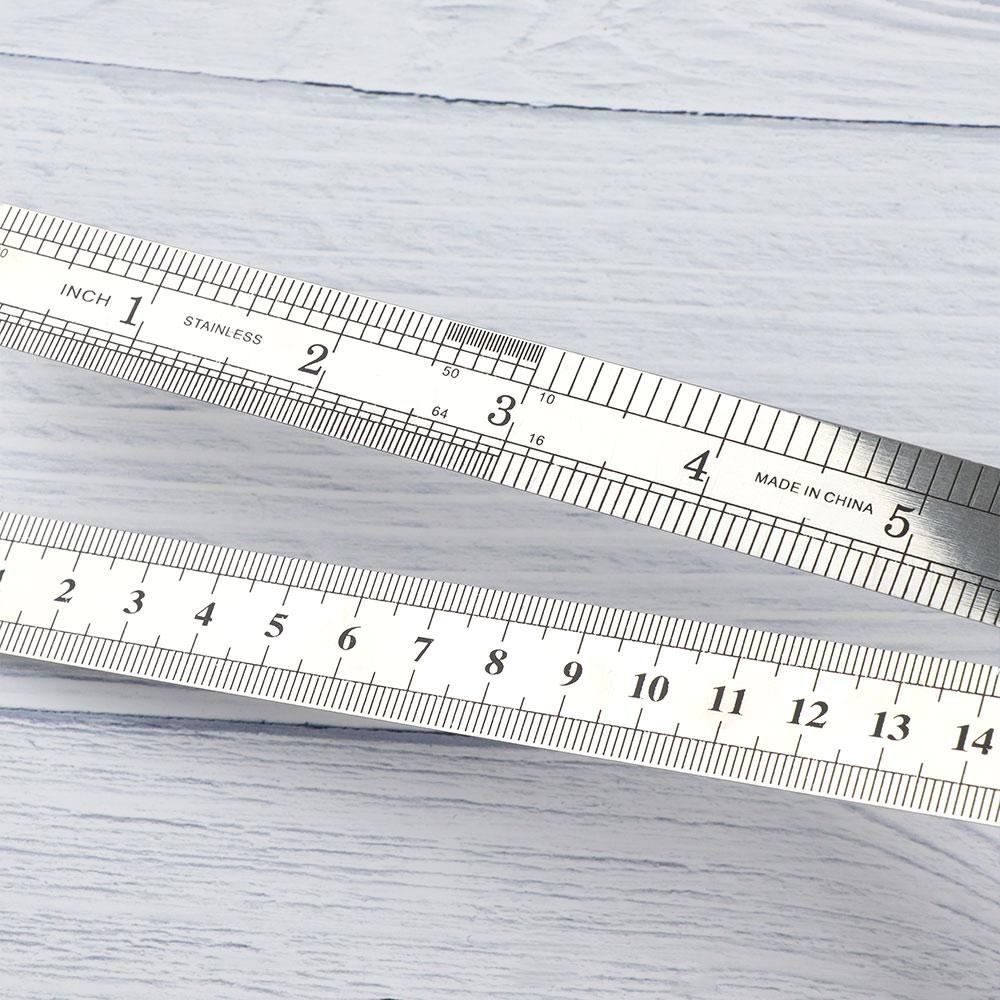 15cm Double Sided Precision School Measuring Tool Stationery Straight Ruler Drafting Supplies