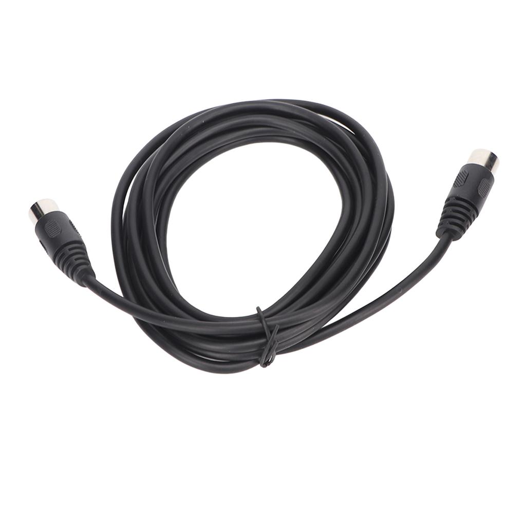 6 Pin DIN Cable Male to Male Plug and Play Sound Signal Connection DIN Extension Cord for Digital Device 3 Meters