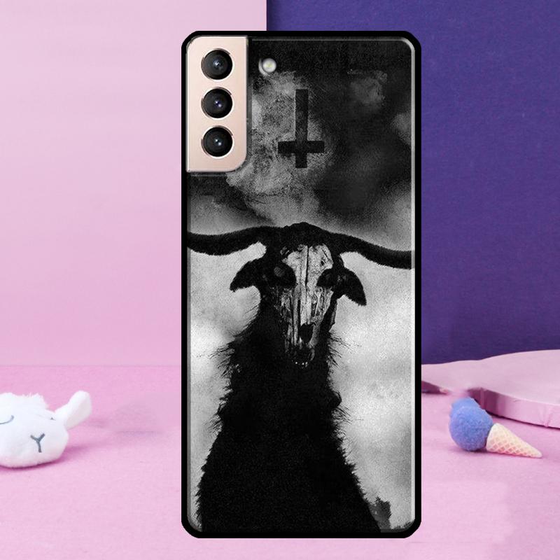 Gothic Witch Satan Case For Samsung Galaxy S23 S22 Ultra S21 S20 FE Note 10 20 Ultra S8 S9 S10 Plus Cover