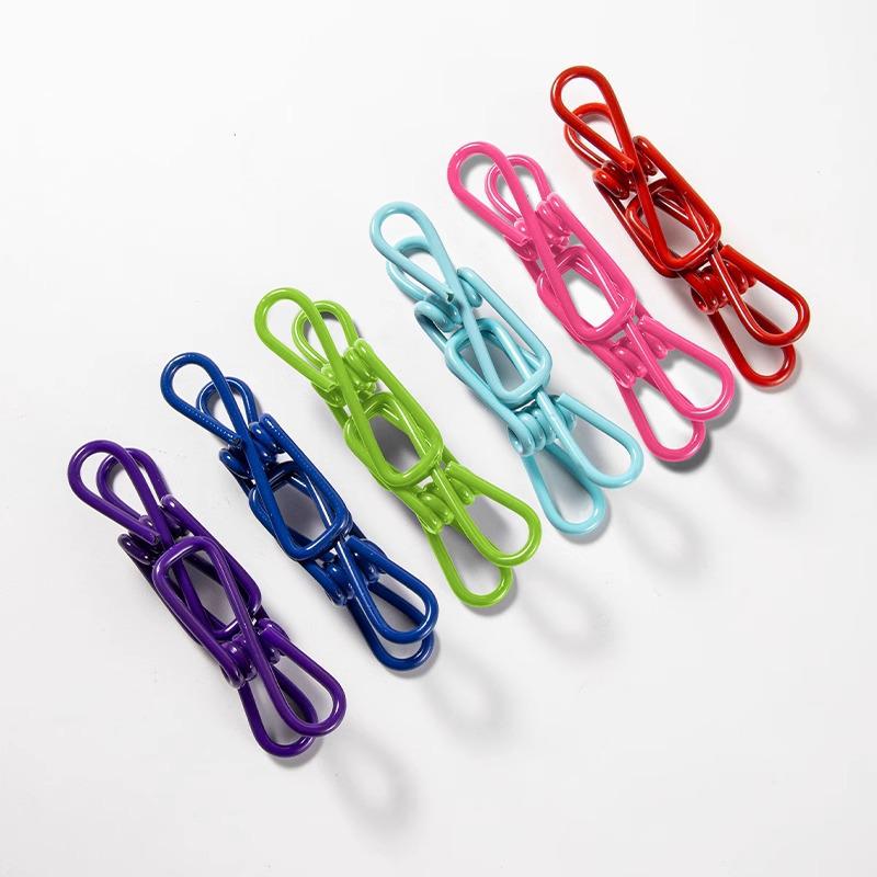 Vindtäta Multifunktionella Klädnypor & Klämmor för Torkning och Fästning av Kläder och Strumpor