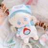 Strap Pants Cotton Doll Clothes Set Bear Hat Plush Dolls Clothes Cotton Doll Suit  Children's Gift