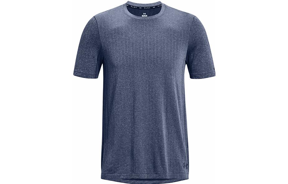 Under Armour RUSH Seamless T Shirt Men s Dark Blue 1373724-408 M