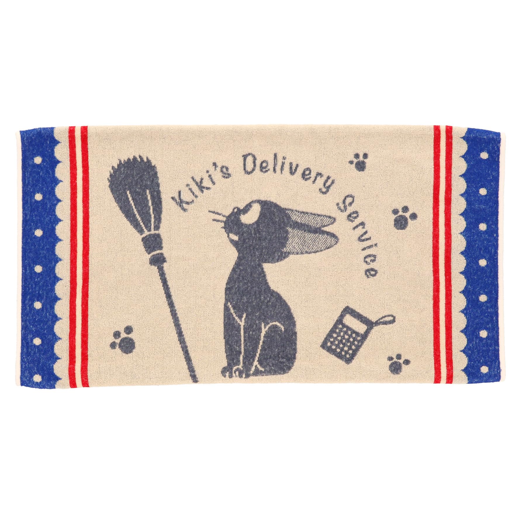 Marushin Washable Pillowcase - Kiki s Delivery Service Marine Jiji (Studio Ghibli) Cat Girl Character Pillowcase - Stretchy Towel Fabric - Adult Size