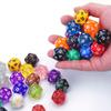 10PCS Acrylic D20 Polyhedral Dice Math Teaching Supplies Learning Resources Toys Party Favors for Kids Boys Girls
