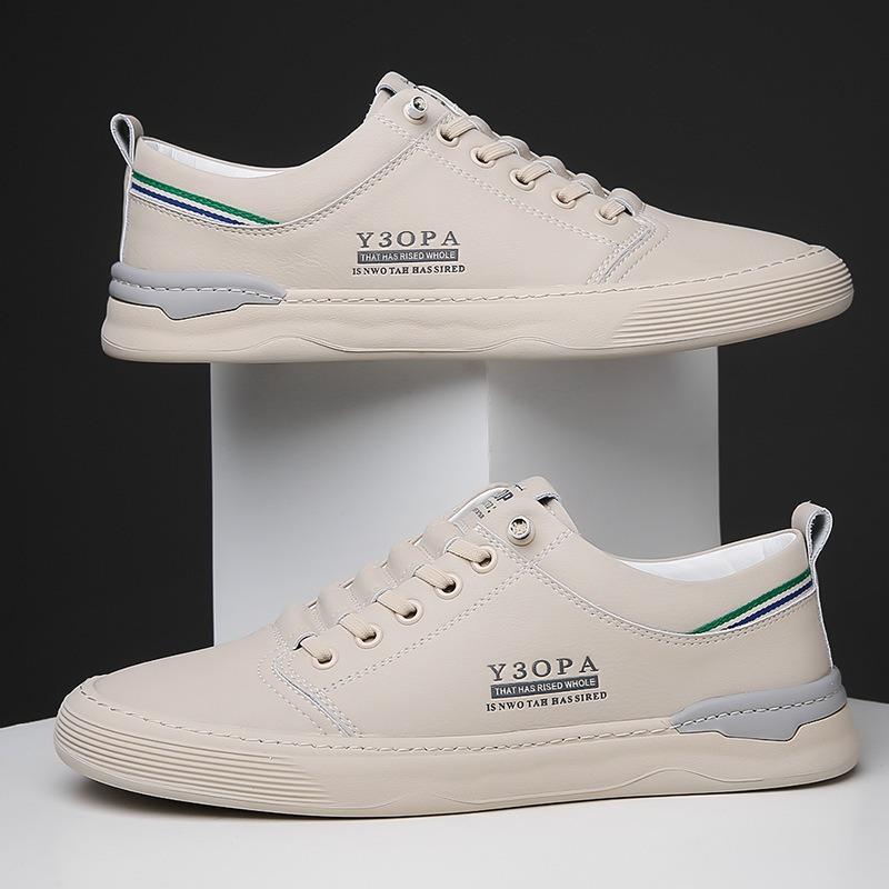 Fashion Fashion Leather Casual Sneakers for Men Designer Soft-soled Men's Board Shoes Spring Autumn Outdoor Sports Zapatos De Hombre