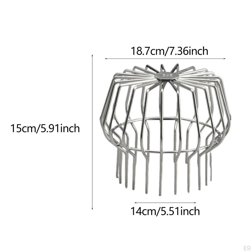 Drain Cover, Anti-Rust Guard, Stainless Steel, Leaf Protection, Clogging , Precision Casting,
