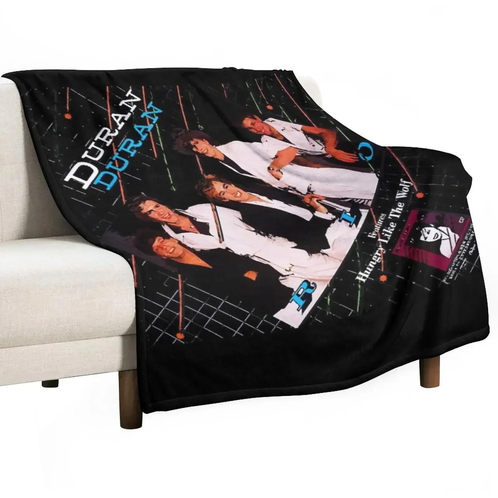 Duran Duran World Tour 1983-4 Throw Blanket Dorm Room Essentials sofa 75X95CM
