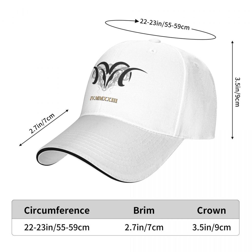 Baseball Cap For Unisex Women TOOL Band Aries Zodiac Beach Outing Streetwear Cute Uv Protection Solars