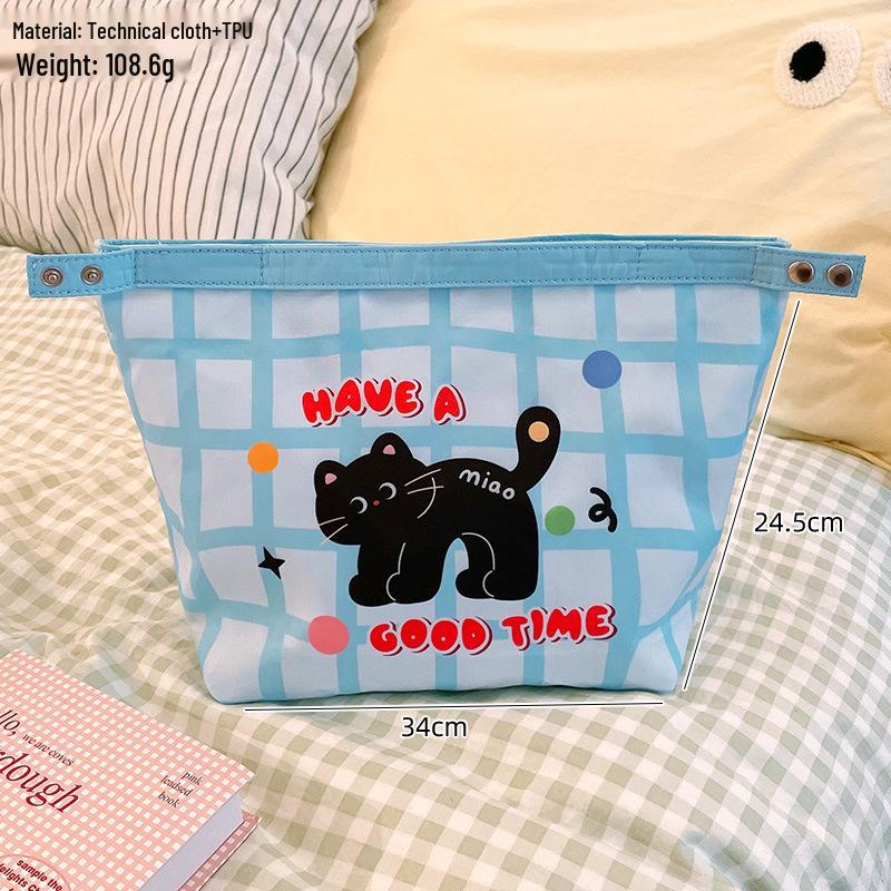 Large Capacity Insulated Cute Bento Lunch Bag for Office Workers & Students