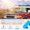 Car Sunshade for Toyota FJ Cruiser UV Windshield Car Front Light Heat UV Compact Interior Design (2007-2021), Protection, Sunshade, Shade, Sunshade,