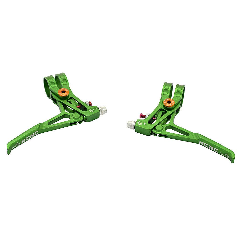 KCNC V6 Vollständig CNC-gefräster MTB-Bremshebel SK2127, 66g, Grün,