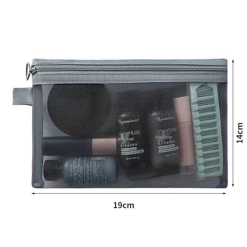 High-Capacity Women's Travel Cosmetic Bag: Stylish and Portable Toiletries Organizer
