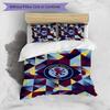 Set Lenzuola Stampato Aston Villa Football 3 Pezzi, Comodo Set Copripiumino per Camera da Letto Amico della Pelle