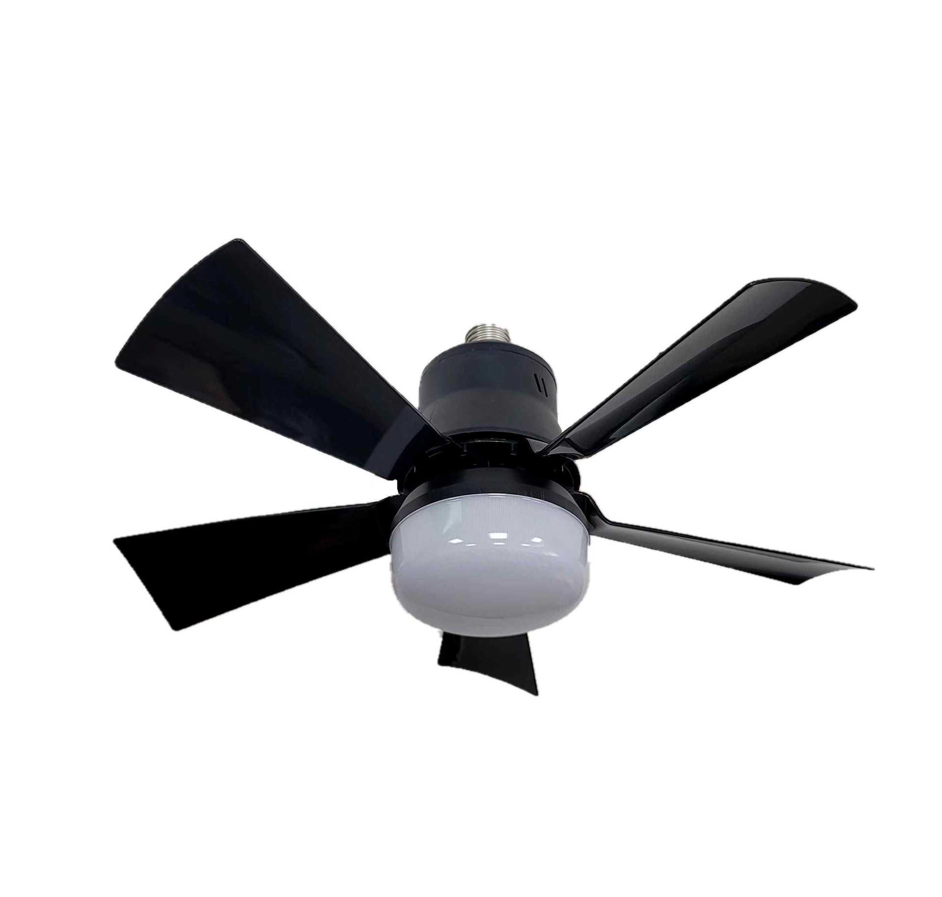 

Съемный светодиодный потолочный вентилятор в форме цветка с цоколем E27 30W