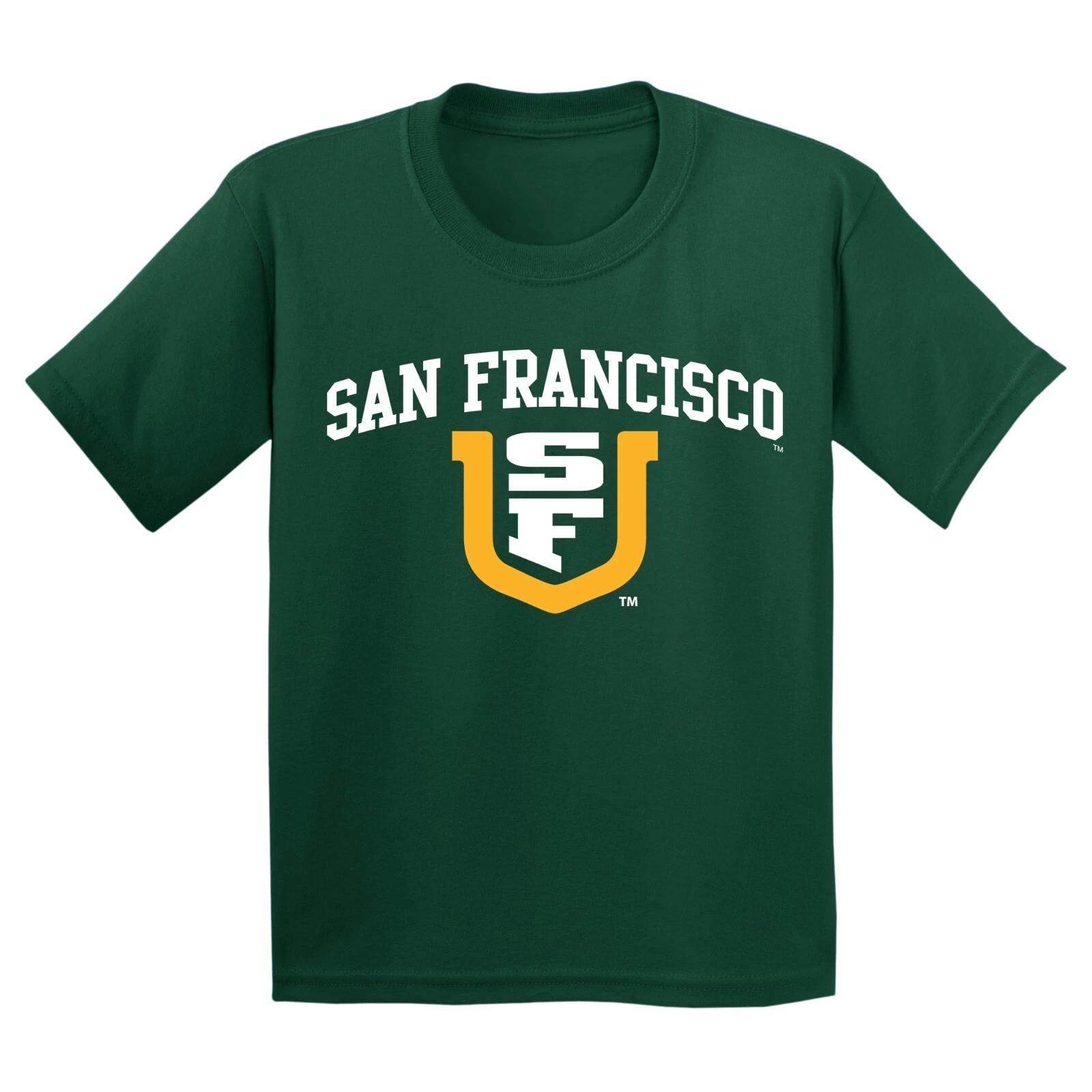 University of San Francisco Dons Arch Logo Youth T-Shirt - Forest XL