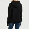 Women's Fashion Casual Top Solid Color Long Sleeve Pet Pocket Hoodie Sweatshirt