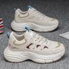 New Spring Student Breathable Mesh Thick-soled Heightening Sports and Leisure Dad Shoes
