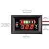 12V Car Lead Acid Battery Charge Level Capacity Indicator 2S 3S 4S LED Battery Capacity Meter  8.4V 12.6V 16.8V Voltmeter Tester