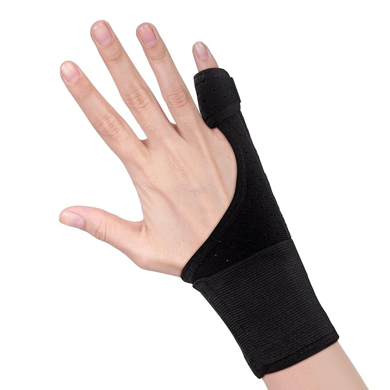 Trigger Finger Splint, Pinky Finger Splints for Broken Fingers, Little Finger Brace Wrist Support for Carpal Tunnel Arthritis Tendonitis Large