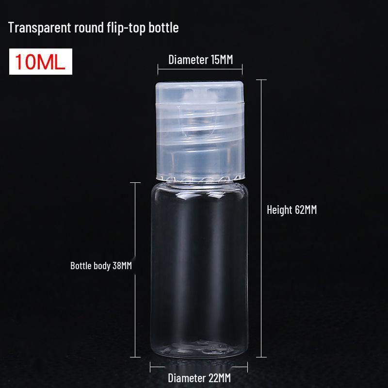 10/20/30ml Flip-Top Butterfly Cap PET Plastic Sample Bottles
