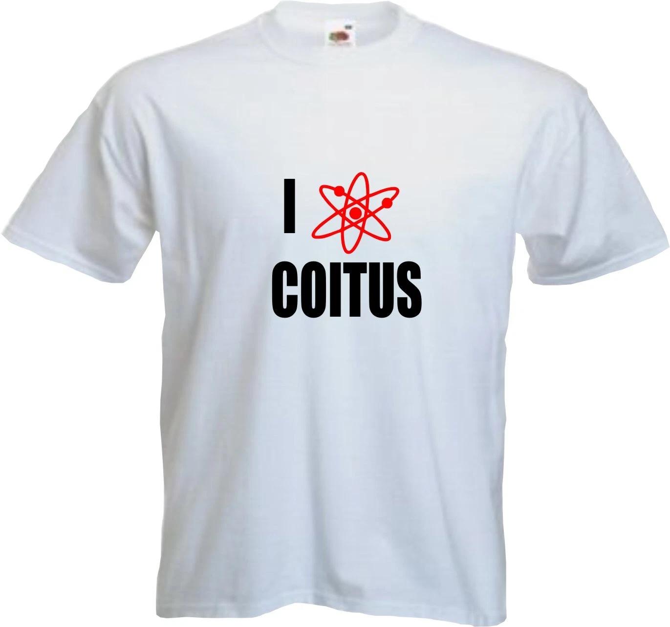 I LOVE COITUS - FUNNY BIG BANG THEORY MOTIF Mens T-Shirt 3XL