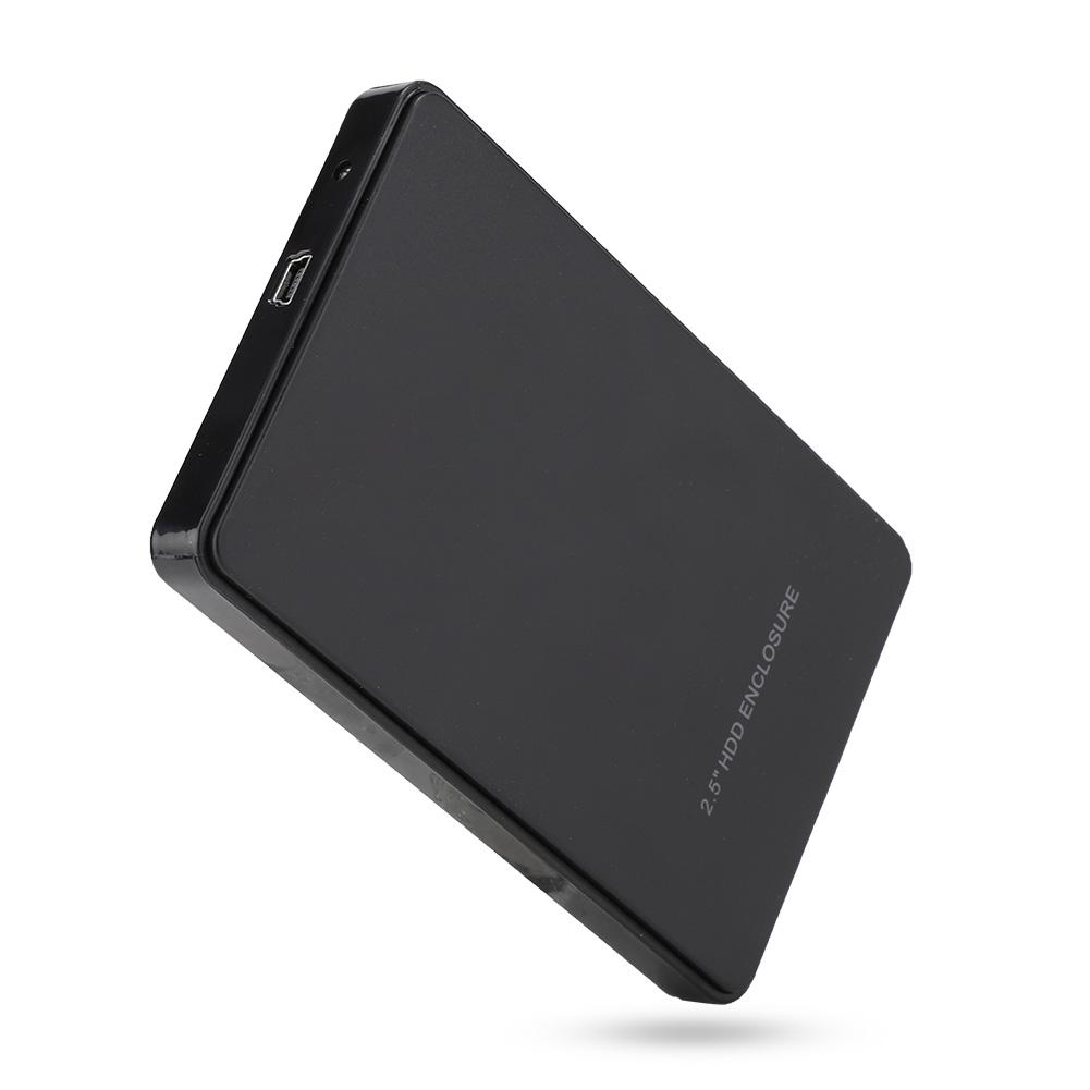 W25q720 2.5 inch USB2.0 SATA Mobile Hard Disk Box Case HDD Enclosure Free Screw Support 2TB (Not Inclube Hard Disk)