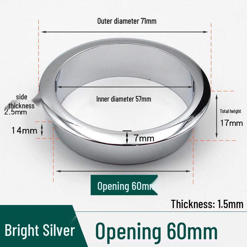 Round Cable Grommet: Desk Cable Organizer & Ventilation Cover