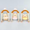 Butter Yellow Bear Swing Action Figure With Pvc Material For Gift Collection And