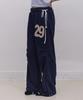 Ebeulisi 29 Patchwork Pintuck Sweatpants (Navy)