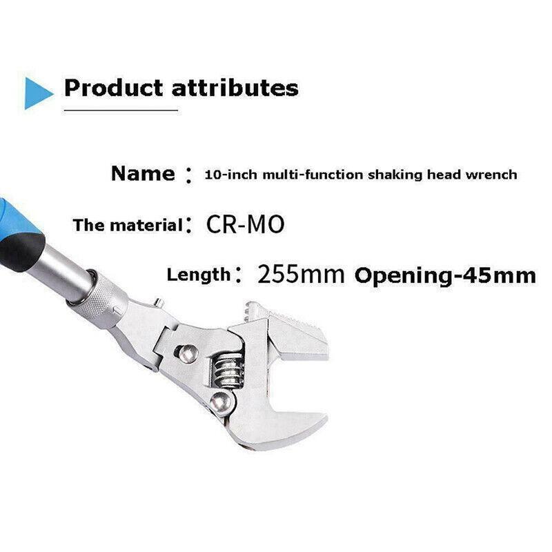 New 5 In 1 Drehmomentschlüssel Ratsche 180 Grad Verstellbarer Ratschenschlüssel Neu   Wrench Set  Hand Tools