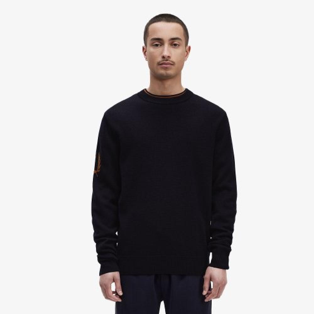 

Fred Perry [sharp] Laurel Reese Crewneck Knit 608 Afpm2336516 608 S