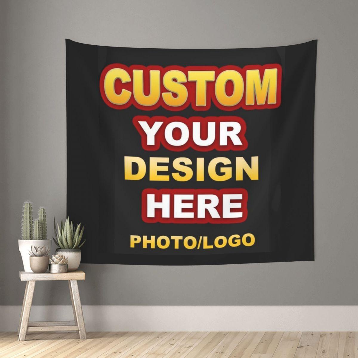 Customizable Wall Tapestry: Personalize Your Space With Your Own Design, Photo, Or Logo – Perfect For Adding A Unique 75X75cm
