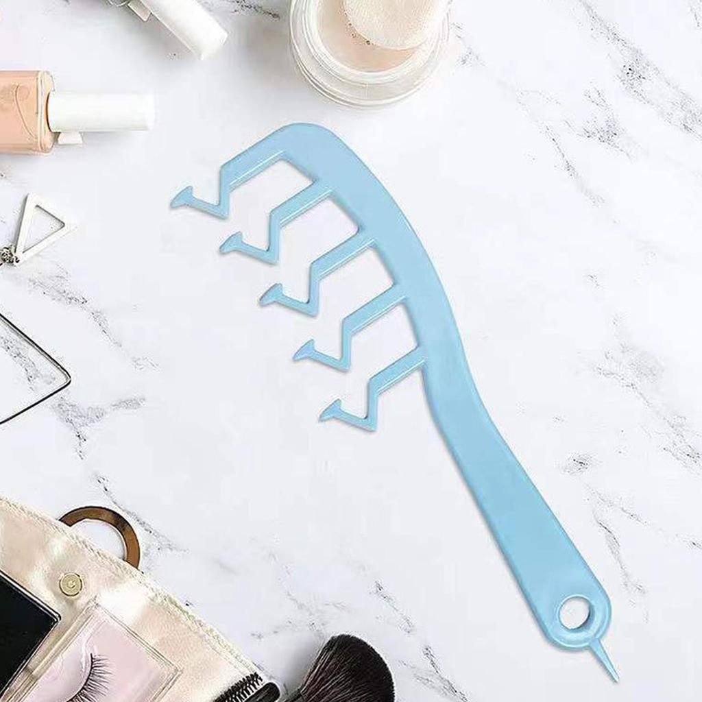 Z-Form Haarkamm Kunststoff Tragbare Entwirrkämme Haarstyling-Werkzeug für Schönheitssalon
