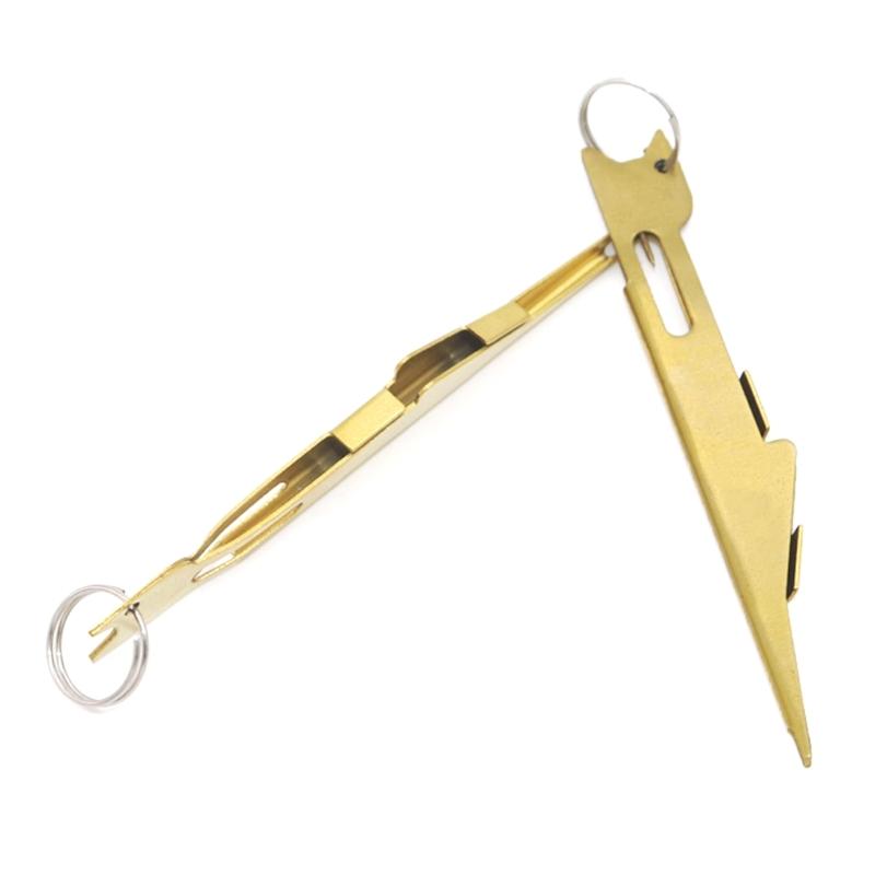 Fishing Line Knot Tyer Nails Knot Tying Tool Fishing Knot Tying Tool Quick Tie Knot Tool for Hook Lures Tie Knot Tyer