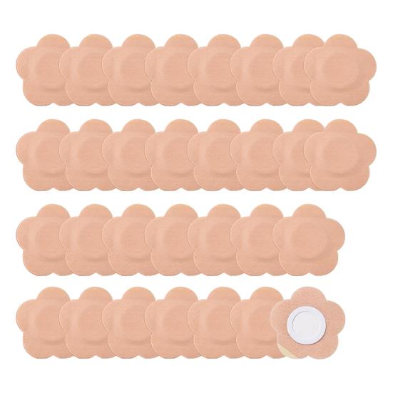 10/15/20/30Pcs Self-Adhesive Castor Oil Pads Disposable Easy Apply Oil Patch Anti-Leakage Design Breathable Belly Button Skin Adhesive