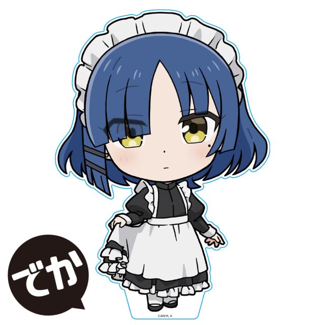 Anime [Bocchi the Rock] Dekapunikore Acrylic Figure: Ryo Yamada (Maid Outfit Ver.)