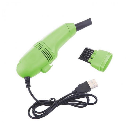 Keyboard Cleaner Strong Suction Portable Mini USB Vacuum Handheld Keyboard Dusting Brush for Computer