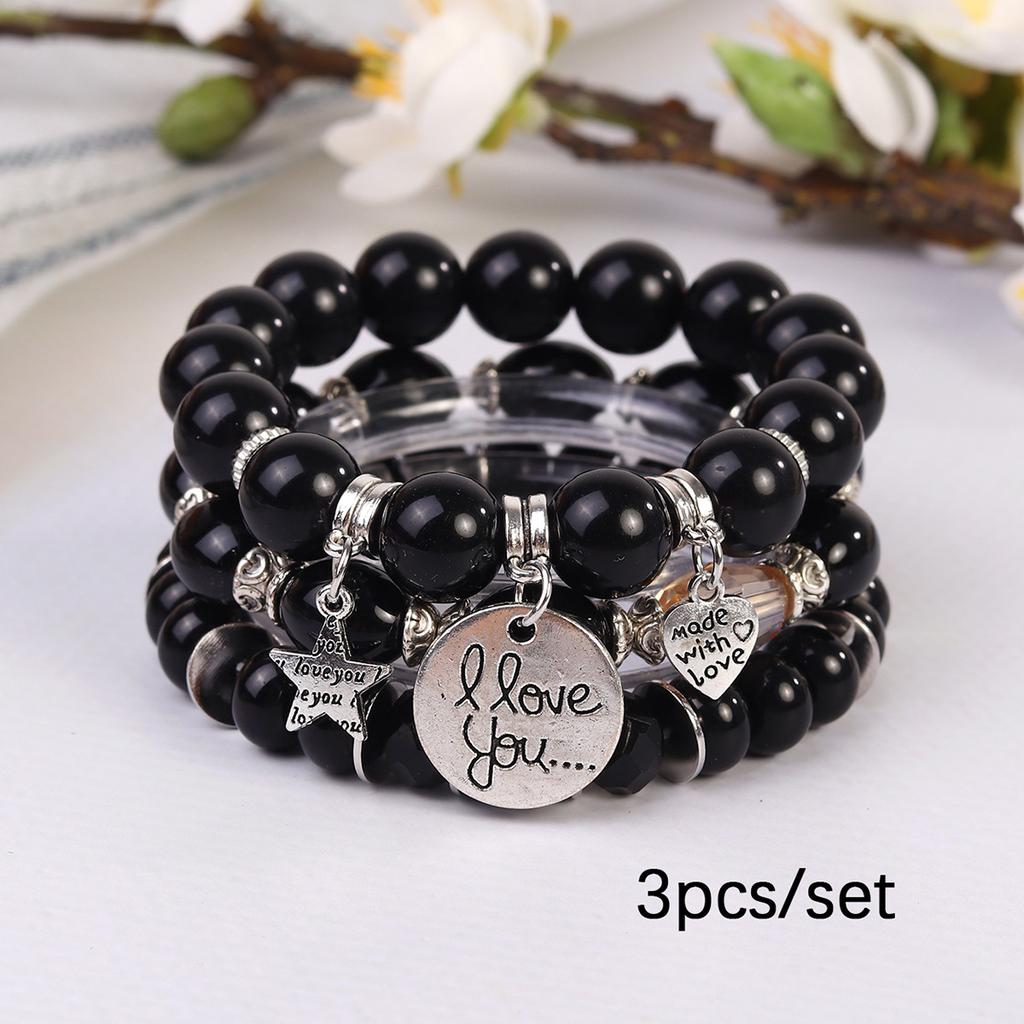 JYL TS Bracelet  Bohemian Elephant Heart Pendant Multilayer Brings Luck & Harmony