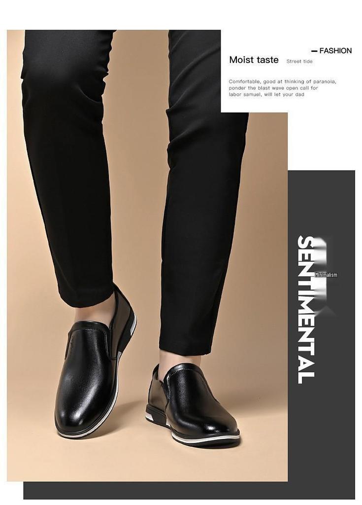 Herren Überquerung Atmungsaktive Weiche Leder Freizeitschuhe Business Schuhe, Größe 46-47
