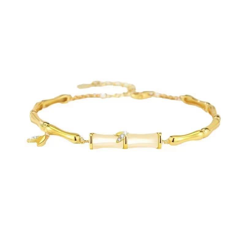 Jewelry Bamboo Bracelet Growing Bamboo Bracelet National Style Niche Light Luxury Trend Jewelry