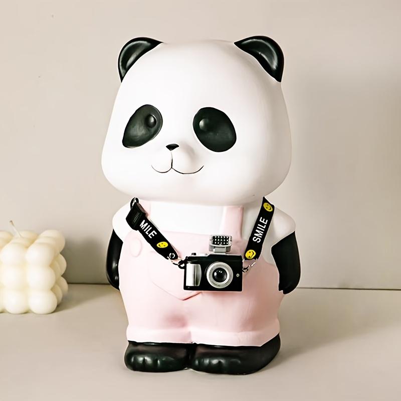 Travel panda ornaments, high end cute piggy banks, living room porch TV cabinet wine cabinet home decorations, ceramic housewarming gifts