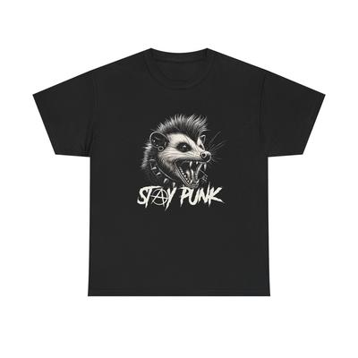 Stay Punk Grafik T-Shirt Unisex Schweres Baumwoll-T-Shirt Unisex T-Shirt