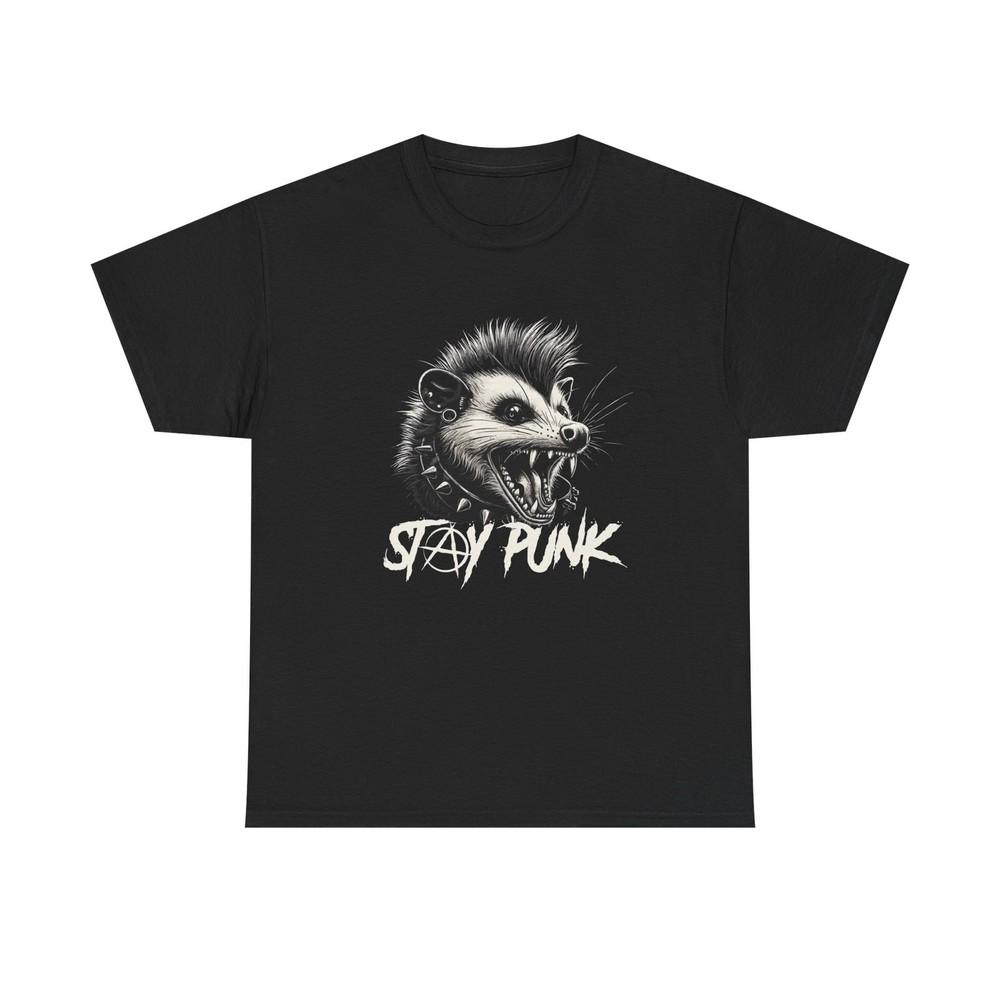 Stay Punk Graphic T Shirt Unisex Heavy Cotton Tee Unisex T-Shirt L