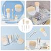 Doyime Makeup Brush Set Makeup Brush Set with Premium Fiber Densely with Storage Perfect for Everyday Business and Suitable for Sensitive Skin
