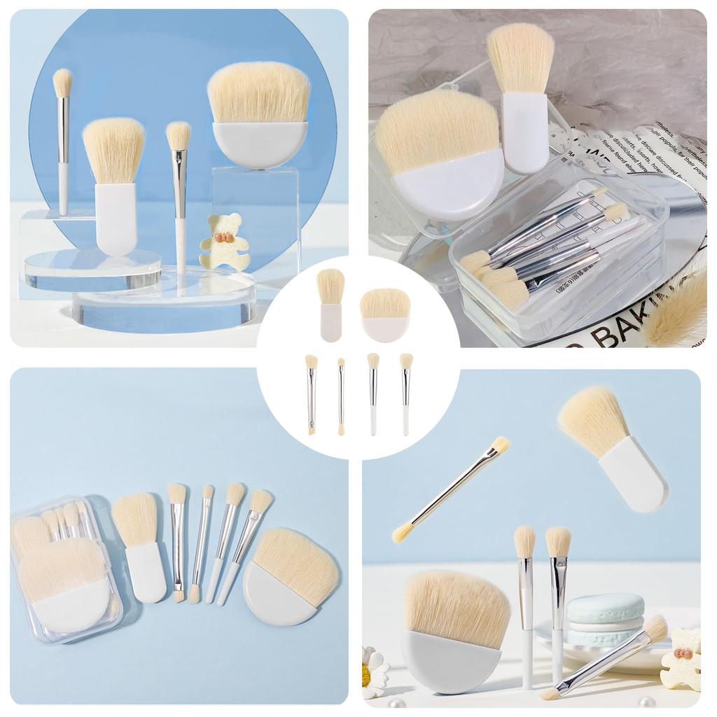 Doyime Makeup Brush Set Makeup Brush Set with Premium Fiber Densely with Storage Perfect for Everyday Business and Suitable for Sensitive Skin